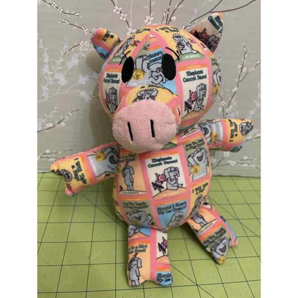 Mo Willems Yottoy Piggie 2007 Anniversary Stuffed Animal Plush Piggy And Book - Picture 2 of 13